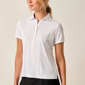 Johnnie-O White Angela Performance Polo BRAND NEW WITH TAGS-XS